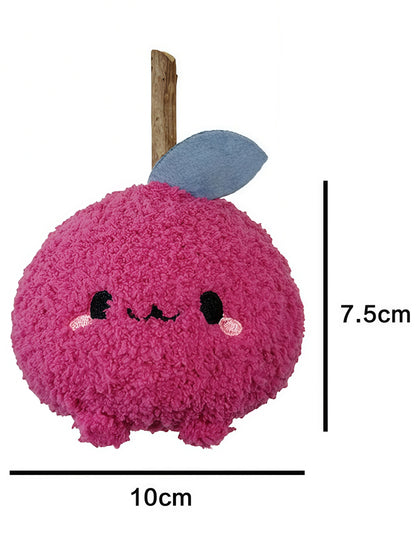 close-up of onion-shaped cat toy with charming details