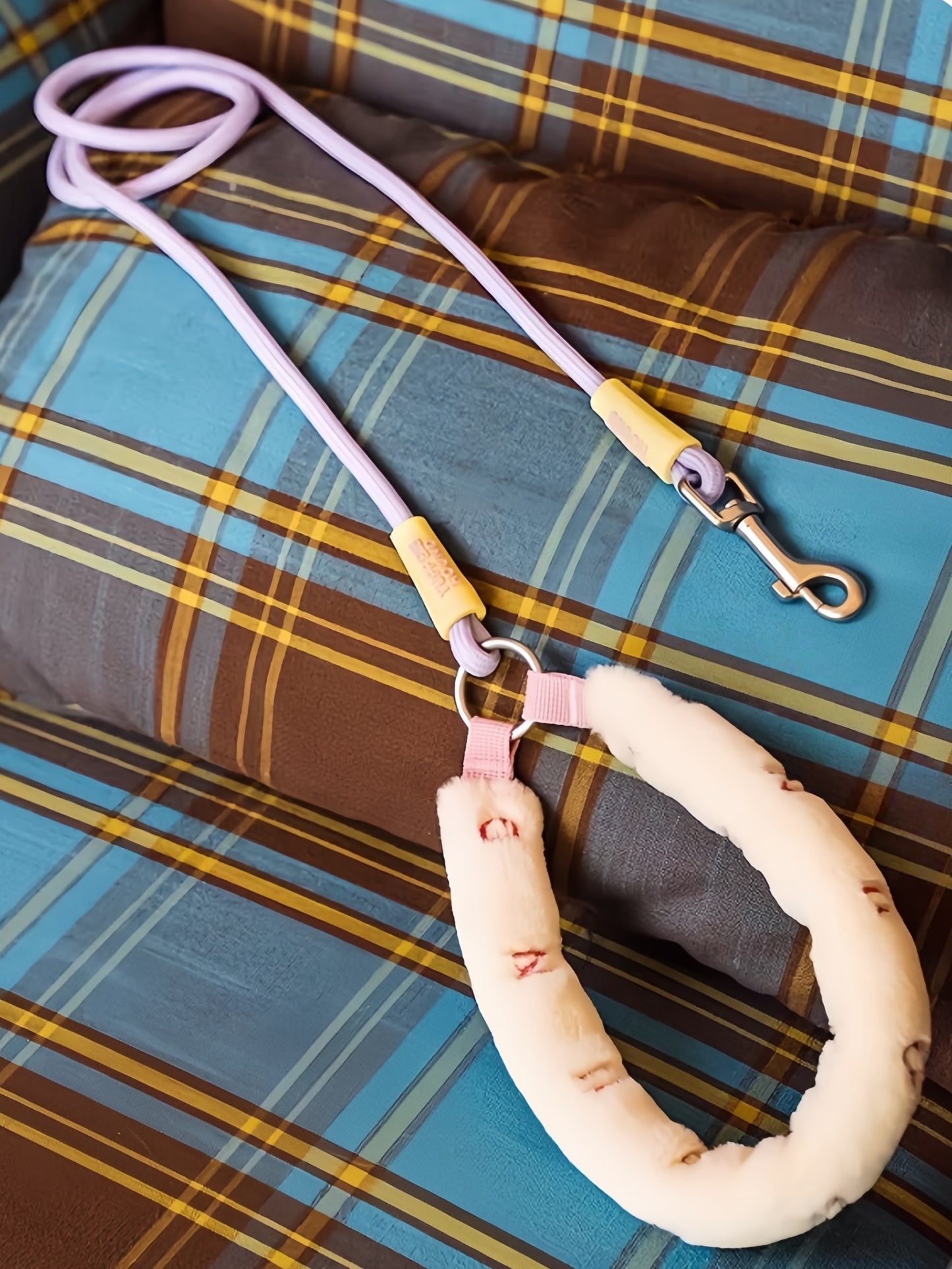 Warm Denim Vest Harness & Leash Set