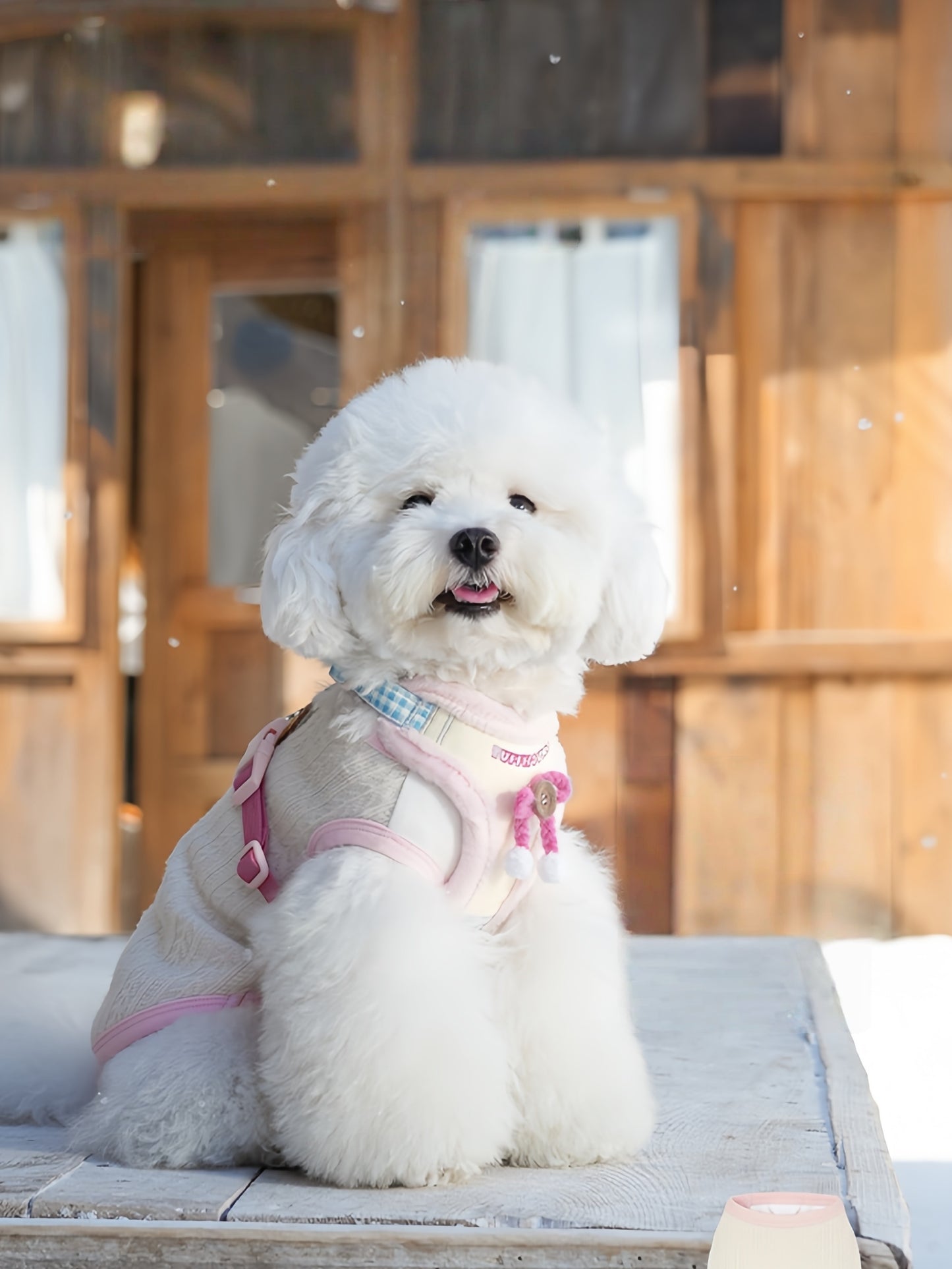 Warm Plush Winter Dog Harness