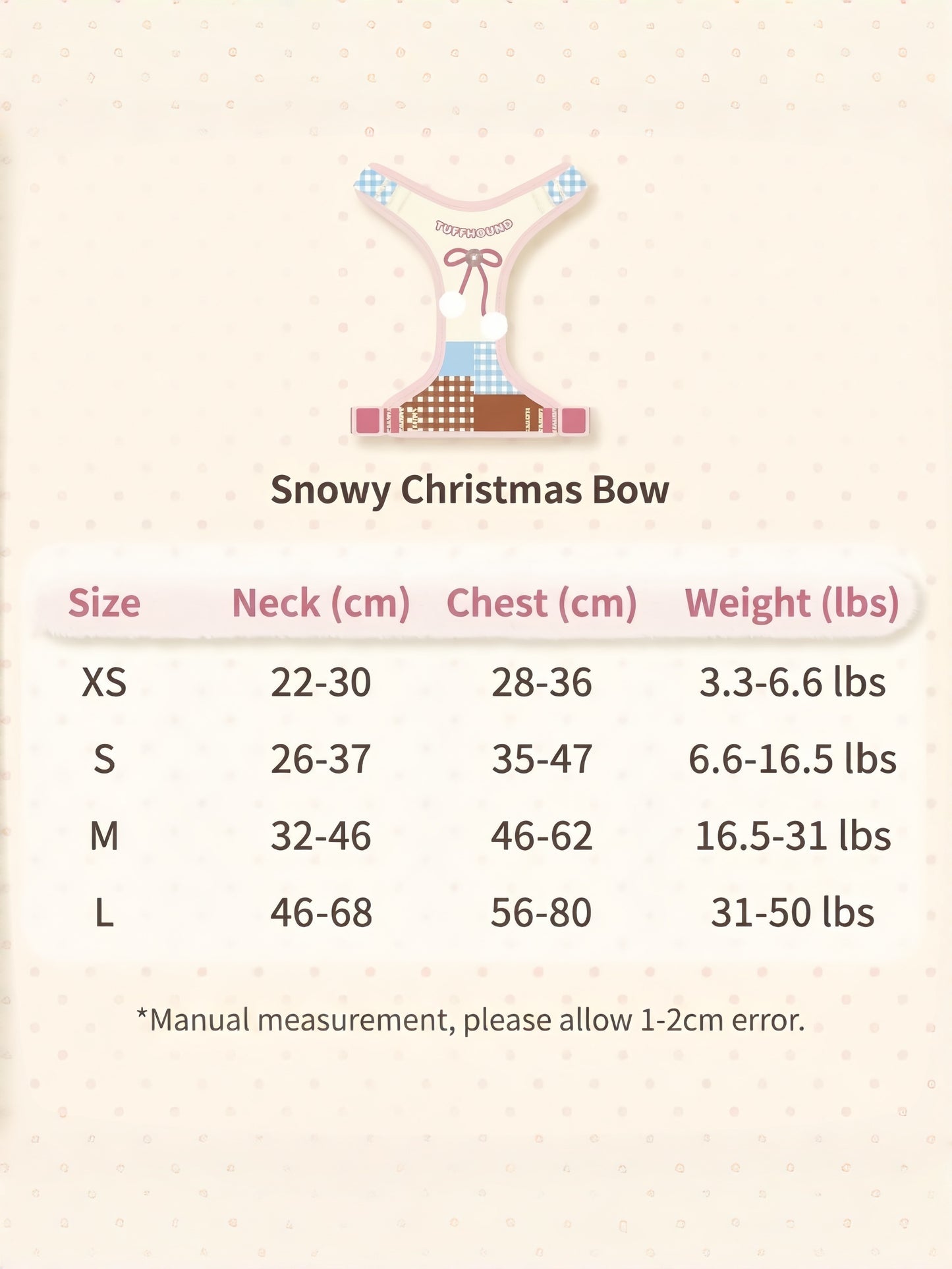 Warm Plush Winter Dog Harness